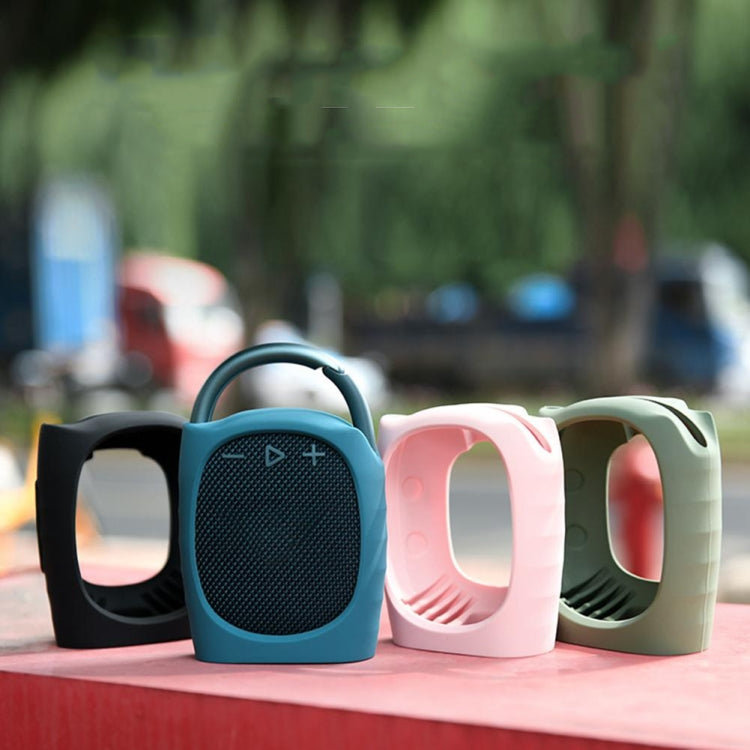 Para JBL Clip 4 Capa Protetora de Silicone para Coluna Bluetooth com Alças, Estilo 2 (Preto), Estilo 2 (Azul), Estilo 2 (Verde), Estilo 2 (Rosa)