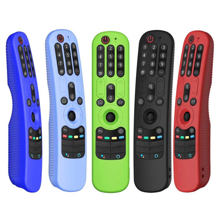 Capa protetora de silicone para comando de TV LG An-MR21GC / AN-MR21N / AN-MR21GA, Y36 Verde Luminoso, Y36 Preto, Y36 Azul, Y36 Vermelho, Y36 Azul Luminoso