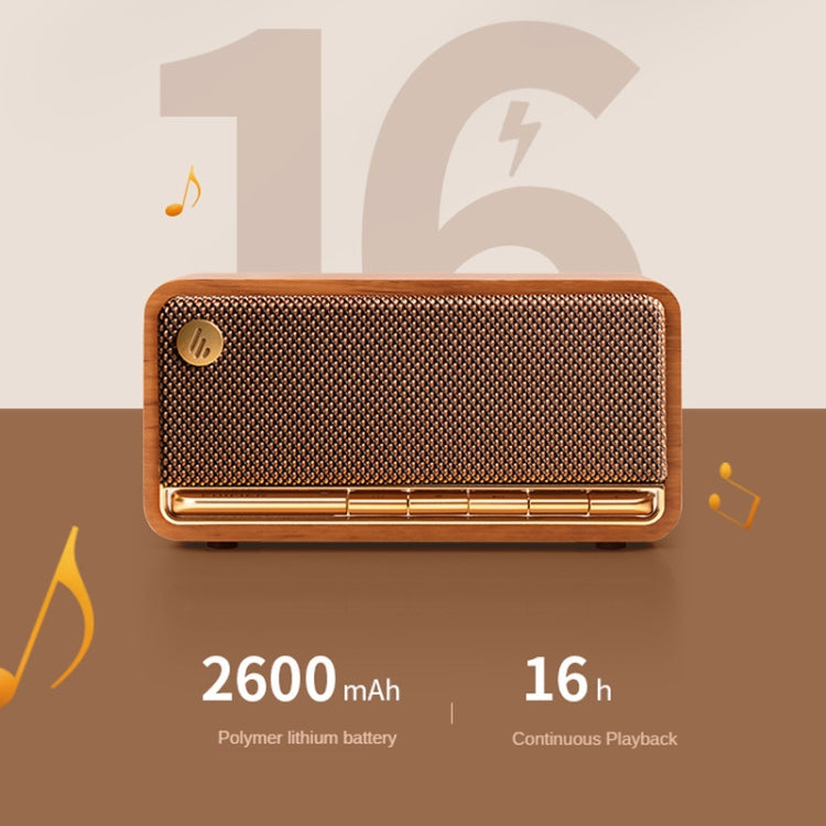 Coluna de Madeira Retro Clássica Portátil Edifier M230 com Bluetooth 5.0, M230