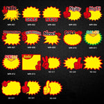 10 Sacos 25x19cm Etiqueta de Preço para Produto Explosivo, Etiqueta de Preço de Supermercado, WM-001, WM-002, WM-003, WM-005, WM-006, WM-007, WM-008, WM-009, WM-010, WM-011, WM-012, WM-013, XD-511, XD-520, XD-532, XD-537, XD-541, XD-559