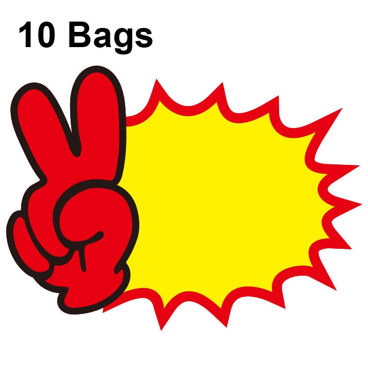 10 Sacos 25x19cm Etiqueta de Preço para Produto Explosivo, Etiqueta de Preço de Supermercado, WM-001, WM-002, WM-003, WM-005, WM-006, WM-007, WM-008, WM-009, WM-010, WM-011, WM-012, WM-013, XD-511, XD-520, XD-532, XD-537, XD-541, XD-559