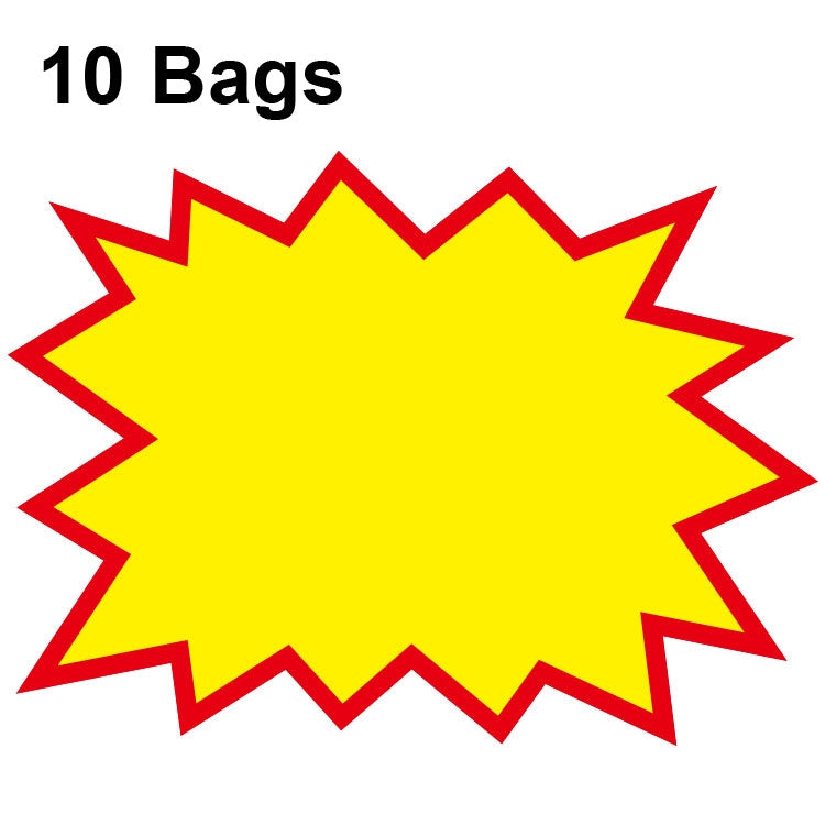 10 Sacos 25x19cm Etiqueta de Preço para Produto Explosivo, Etiqueta de Preço de Supermercado, WM-001, WM-002, WM-003, WM-005, WM-006, WM-007, WM-008, WM-009, WM-010, WM-011, WM-012, WM-013, XD-511, XD-520, XD-532, XD-537, XD-541, XD-559