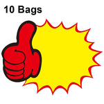 10 Sacos 25x19cm Etiqueta de Preço para Produto Explosivo, Etiqueta de Preço de Supermercado, WM-001, WM-002, WM-003, WM-005, WM-006, WM-007, WM-008, WM-009, WM-010, WM-011, WM-012, WM-013, XD-511, XD-520, XD-532, XD-537, XD-541, XD-559