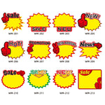 10 Sacos 21x15cm Etiqueta de Preço para Produto Explosivo, Etiqueta de Preço de Supermercado, WM201, WM202, WM203, WM205, WM206, WM207, WM208, WM209, WM210, WM211, WM212, WM213
