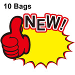 10 Sacos 21x15cm Etiqueta de Preço para Produto Explosivo, Etiqueta de Preço de Supermercado, WM201, WM202, WM203, WM205, WM206, WM207, WM208, WM209, WM210, WM211, WM212, WM213