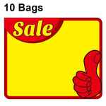 10 Sacos 21x15cm Etiqueta de Preço para Produto Explosivo, Etiqueta de Preço de Supermercado, WM201, WM202, WM203, WM205, WM206, WM207, WM208, WM209, WM210, WM211, WM212, WM213