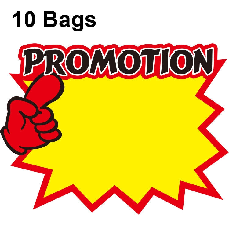 10 Sacos 18x14cm Etiqueta de Preço para Produto Explosivo, Etiqueta de Preço de Supermercado, WM-101, WM-102, WM-103, WM-105, WM-106, WM-107, WM-108, WM-109, WM-10, WM-111, WM-12, WM-113, XD-028, XD-022, XD-009, XD-047, XD-051, XD-069