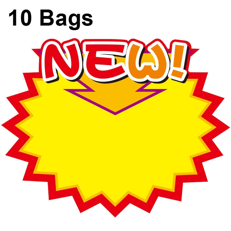 10 Sacos 18x14cm Etiqueta de Preço para Produto Explosivo, Etiqueta de Preço de Supermercado, WM-101, WM-102, WM-103, WM-105, WM-106, WM-107, WM-108, WM-109, WM-10, WM-111, WM-12, WM-113, XD-028, XD-022, XD-009, XD-047, XD-051, XD-069