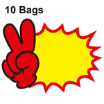 10 Sacos 18x14cm Etiqueta de Preço para Produto Explosivo, Etiqueta de Preço de Supermercado, WM-101, WM-102, WM-103, WM-105, WM-106, WM-107, WM-108, WM-109, WM-10, WM-111, WM-12, WM-113, XD-028, XD-022, XD-009, XD-047, XD-051, XD-069