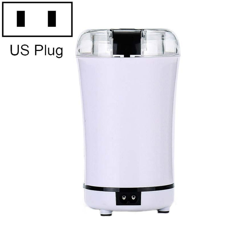 Moinho de Café Elétrico Mini em Aço Inoxidável M150A para Grãos, Especificação:, Plugue US (Roxo), Plugue US (Preto), Plugue US (Branco), Plugue EU (Branco), Plugue EU (Roxo), Plugue UK (Branco), Plugue UK (Preto), Plugue UK (Roxo)