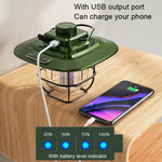 Lanterna Retro LED LY02 para Tenda, Lâmpada de Camping com Carregamento USB, LY02 Verde, LY02 Branco, LY02 Preto