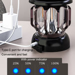 Luz Retro LED para Tenda LH-B46, Luz de Camping com Carregamento USB Conveniente, LH-B46 Branco, LH-B46 Verde, LH-B46 Preto