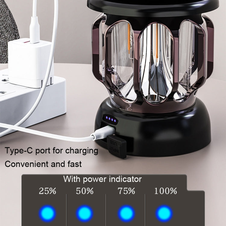 Luz Retro LED para Tenda LH-B46, Luz de Camping com Carregamento USB Conveniente, LH-B46 Branco, LH-B46 Verde, LH-B46 Preto