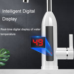 Torneira Elétrica de Cozinha Inteligente com Ecrã Digital Instantâneo, Plugue:, Plugue UE, Plugue EUA, Plugue Reino Unido