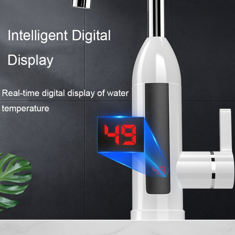 Torneira Elétrica de Cozinha Inteligente com Ecrã Digital Instantâneo, Plugue:, Plugue UE, Plugue EUA, Plugue Reino Unido
