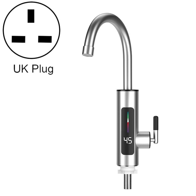 Torneira Elétrica de Cozinha Inteligente com Ecrã Digital Instantâneo, Plugue:, Plugue UE, Plugue EUA, Plugue Reino Unido