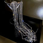 Acessórios de Cabelo com Corrente de Diamantes para Franja, Faixa de Cabelo Trançada com Corrente