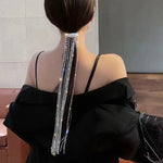 Acessórios de Cabelo com Corrente de Diamantes para Franja, Faixa de Cabelo Trançada com Corrente