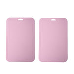 2pcs Tábua Auxiliar para Bebé para Cortar Frutas e Legumes, 2pcs Rosa, 2pcs Verde