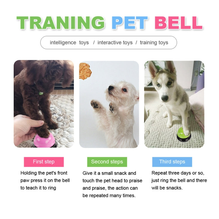 Brinquedo de Treino para Animais de Estimação Anel com Sino Pequeno Pegada para Jantar, 3pcs Sino Amarelo, 3pcs Sino Vermelho, 3pcs Sino Rosa, 3pcs Sino Branco, 3pcs Sino Azul Royal