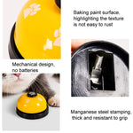 Brinquedo de Treino para Animais de Estimação Anel com Sino Pequeno Pegada para Jantar, 3pcs Sino Amarelo, 3pcs Sino Vermelho, 3pcs Sino Rosa, 3pcs Sino Branco, 3pcs Sino Azul Royal