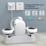JYS OC003 Base Magnética de Carregamento para Óculos VR Meta Quest 2, Base Magnética de Carregamento
