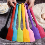 2pcs Espátula de Silicone Integrada Grande para Misturar Creme de Chocolate, Grande Vermelho, Grande Rosa, Grande Amarelo, Grande Azul, Grande Preto, Grande Verde, Grande Roxo, Grande Laranja
