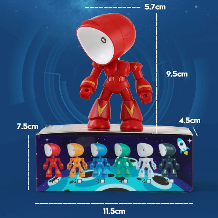 9622 Lâmpada de Secretária Magnética de Mesa Mini Dobrável de Desenho Animado Policial Luz Noturna LED, 9622 (Vermelho), 9622 (Preto), 9622 (Amarelo), 9622 (Verde), 9622 (Azul), 9622 (Branco)