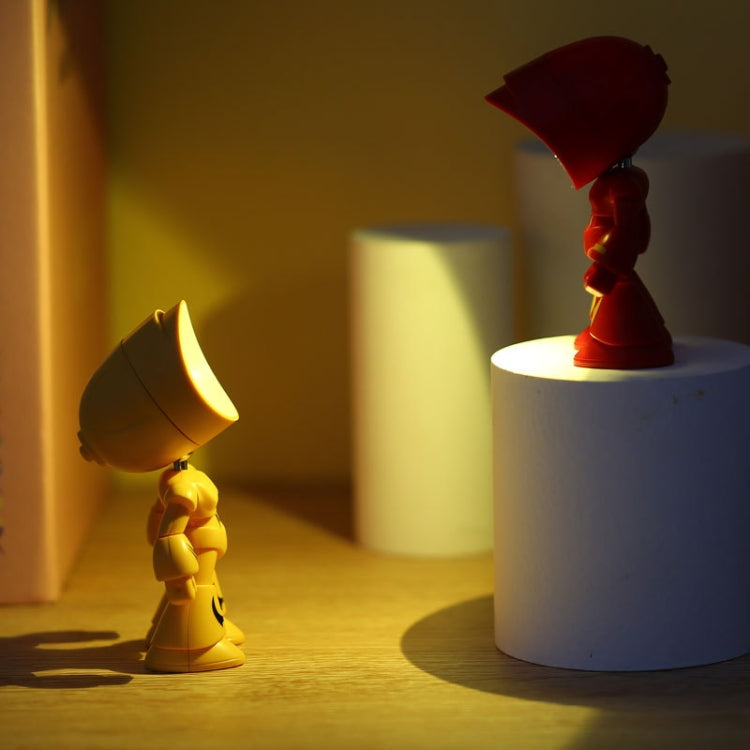 9622 Lâmpada de Secretária Magnética de Mesa Mini Dobrável de Desenho Animado Policial Luz Noturna LED, 9622 (Vermelho), 9622 (Preto), 9622 (Amarelo), 9622 (Verde), 9622 (Azul), 9622 (Branco)