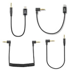 Cabo adaptador de áudio para microfone Rode YICHUANG, 3.5mm para 8 pinos, 3.5mm para Type-C, 3.5mm TRS para TRS, 3.5mm TRS para TRRS