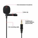 Microfone de lapela sem fios para câmara Rode, comprimento 1.5m, LM16