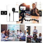 Microfone de lapela sem fios para câmara Rode, comprimento 1.5m, LM16