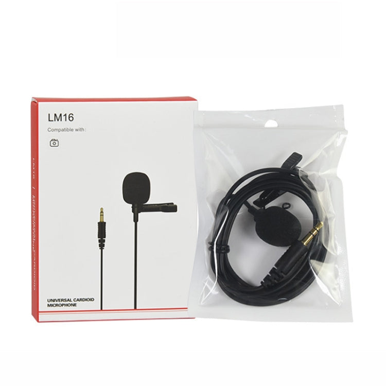 Microfone de lapela sem fios para câmara Rode, comprimento 1.5m, LM16