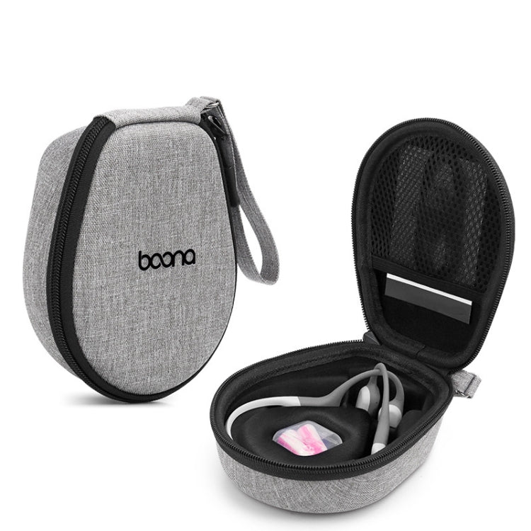 Para Aftershokz AS660/AS650 Baona BN-F035 Bolsa de Armazenamento Anti-pressão e Anti-impacto para Auriculares, BN-F035 (Cinzento)