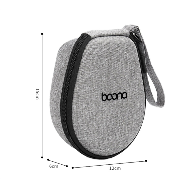 Para Aftershokz AS660/AS650 Baona BN-F035 Bolsa de Armazenamento Anti-pressão e Anti-impacto para Auriculares, BN-F035 (Cinzento)