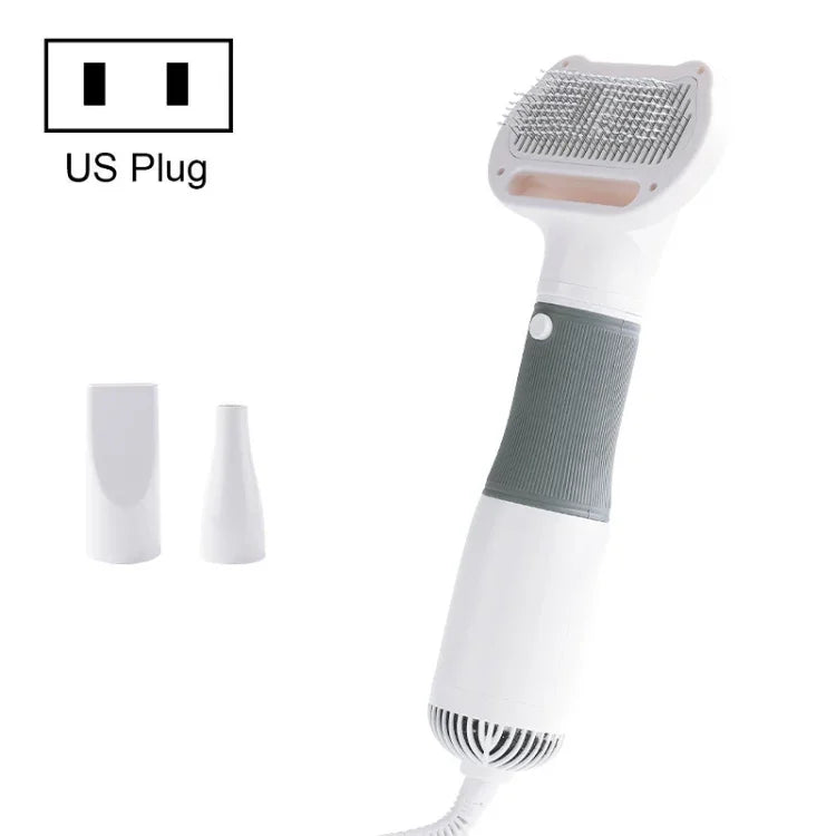 3 em 1 Pentes Elétricos para Remoção de Pêlo de Animais com 600W e Vento Forte, Especificação:, Ficha US 110V, Ficha EU 220V, Ficha UK 220-240V