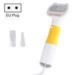 3 em 1 Pentes Elétricos para Remoção de Pêlo de Animais com 600W e Vento Forte, Especificação:, Ficha US 110V, Ficha EU 220V, Ficha UK 220-240V