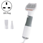 3 em 1 Pentes Elétricos para Remoção de Pêlo de Animais com 600W e Vento Forte, Especificação:, Ficha US 110V, Ficha EU 220V, Ficha UK 220-240V