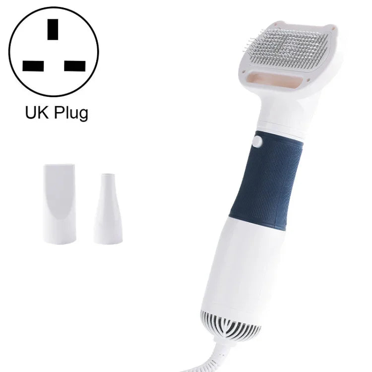 3 em 1 Pentes Elétricos para Remoção de Pêlo de Animais com 600W e Vento Forte, Especificação:, Ficha US 110V, Ficha EU 220V, Ficha UK 220-240V