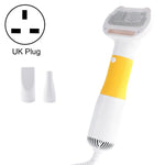 3 em 1 Pentes Elétricos para Remoção de Pêlo de Animais com 600W e Vento Forte, Especificação:, Ficha US 110V, Ficha EU 220V, Ficha UK 220-240V