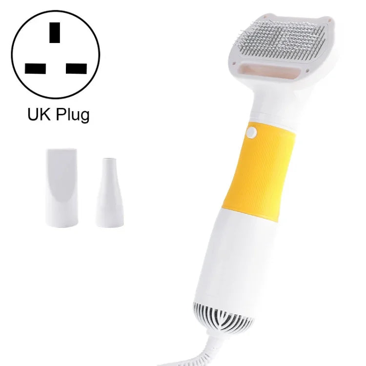 3 em 1 Pentes Elétricos para Remoção de Pêlo de Animais com 600W e Vento Forte, Especificação:, Ficha US 110V, Ficha EU 220V, Ficha UK 220-240V