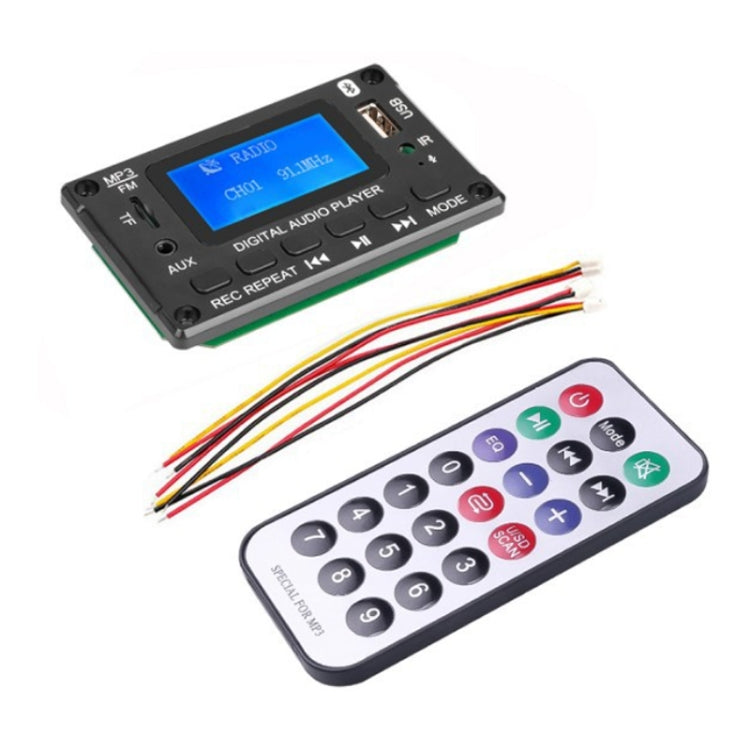 Módulo Bluetooth 116BT com ecrã LCD para letras, amplificador e decodificador MP3, 116BT