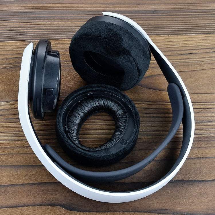 Para Sony PS5 Pulse 3D Sem Fios 2pcs Almofadas de Substituição para Auscultadores, Veludo, Saco de Arroz Cinzento, Rede de Futebol