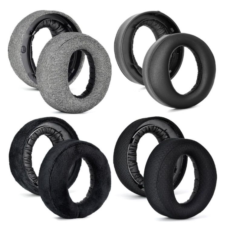 Para Sony PS5 Pulse 3D Sem Fios 2pcs Almofadas de Substituição para Auscultadores, Veludo, Saco de Arroz Cinzento, Rede de Futebol