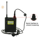 Microfone de lapela sem fios para câmara SONY D11 D21 com clipe de colarinho 3.5mm, ECM-V1B