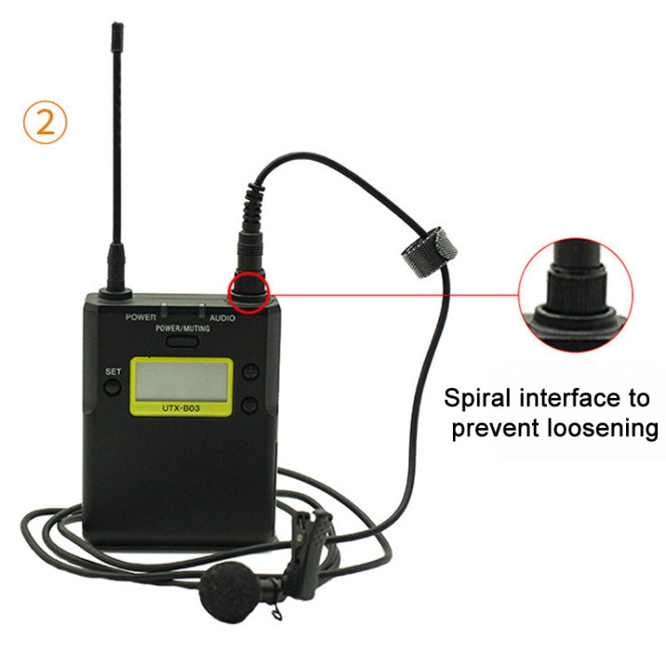 Microfone de lapela sem fios para câmara SONY D11 D21 com clipe de colarinho 3.5mm, ECM-V1B