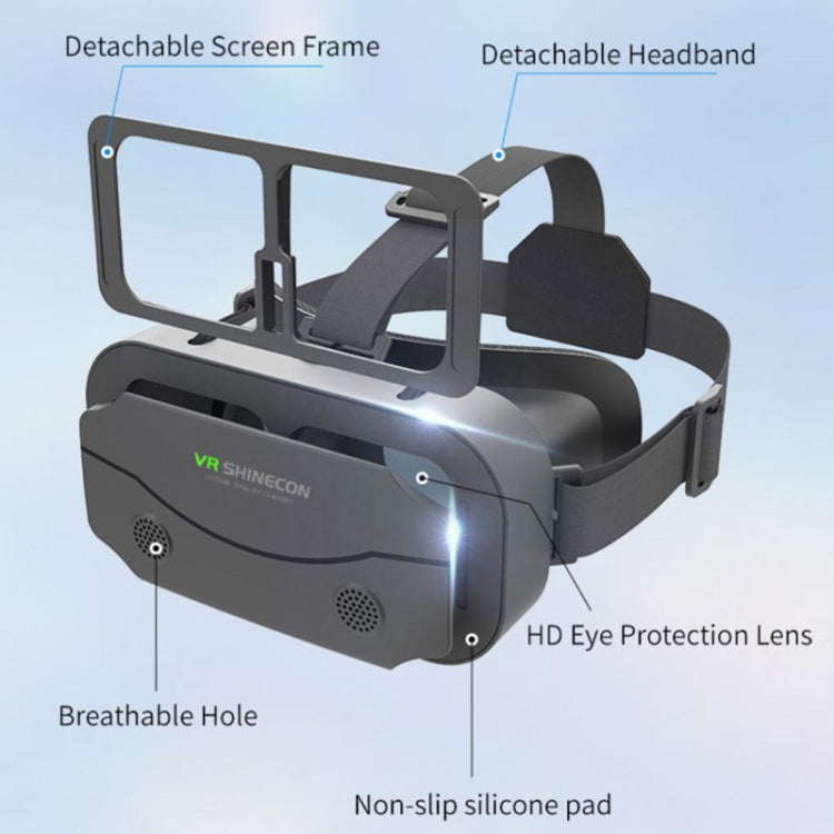 Óculos de Realidade Virtual VRSHINECON G13 para Telemóvel Filme Jogo 3D, G13