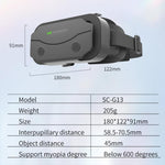 Óculos de Realidade Virtual VRSHINECON G13 para Telemóvel Filme Jogo 3D, G13