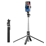 Selfie sticks Bluetooth dobráveis com rotação de 360 graus e suporte para transmissão em direto, especificações: P220 TK (clipe único), P225 TK (clipe único)