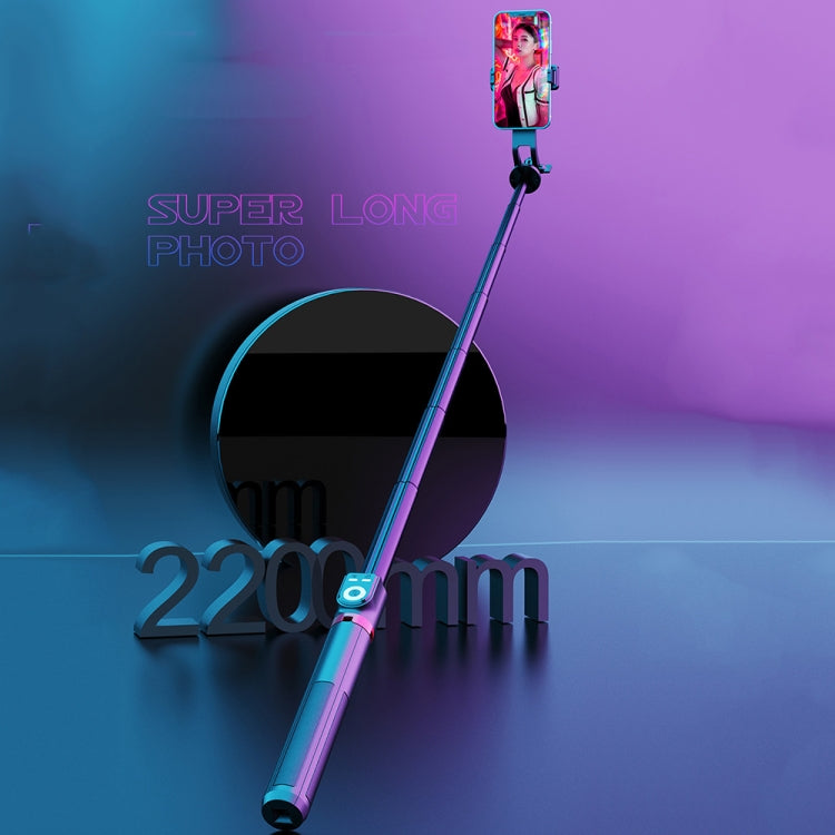 Selfie sticks Bluetooth dobráveis com rotação de 360 graus e suporte para transmissão em direto, especificações: P220 TK (clipe único), P225 TK (clipe único)